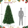thumbnail image 4 of Jeco 7.5' Pre-Lit Artificial Christmas Tree With Metal Base, 4 of 8