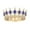 Blue, variant on Luxurious Women's Crowns with Rhinestones Birthday Party Hairpieces Suitable for Weddings Proms and Special Occasion
