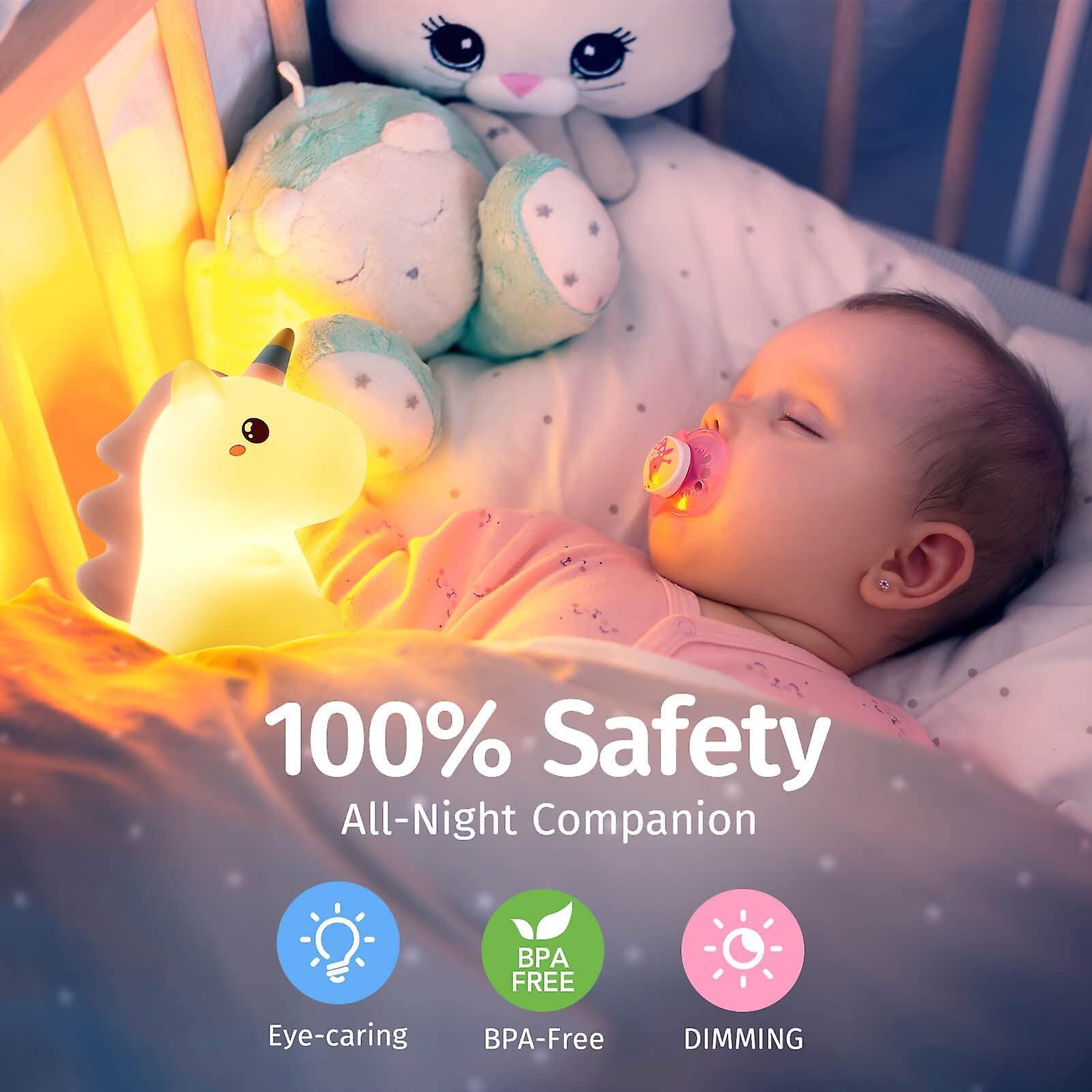 Veilleuse Licorne En Diamant Peinture 3D – Kit Créatif Pour Filles 4 à 10 Ans, 12 Couleurs LED !