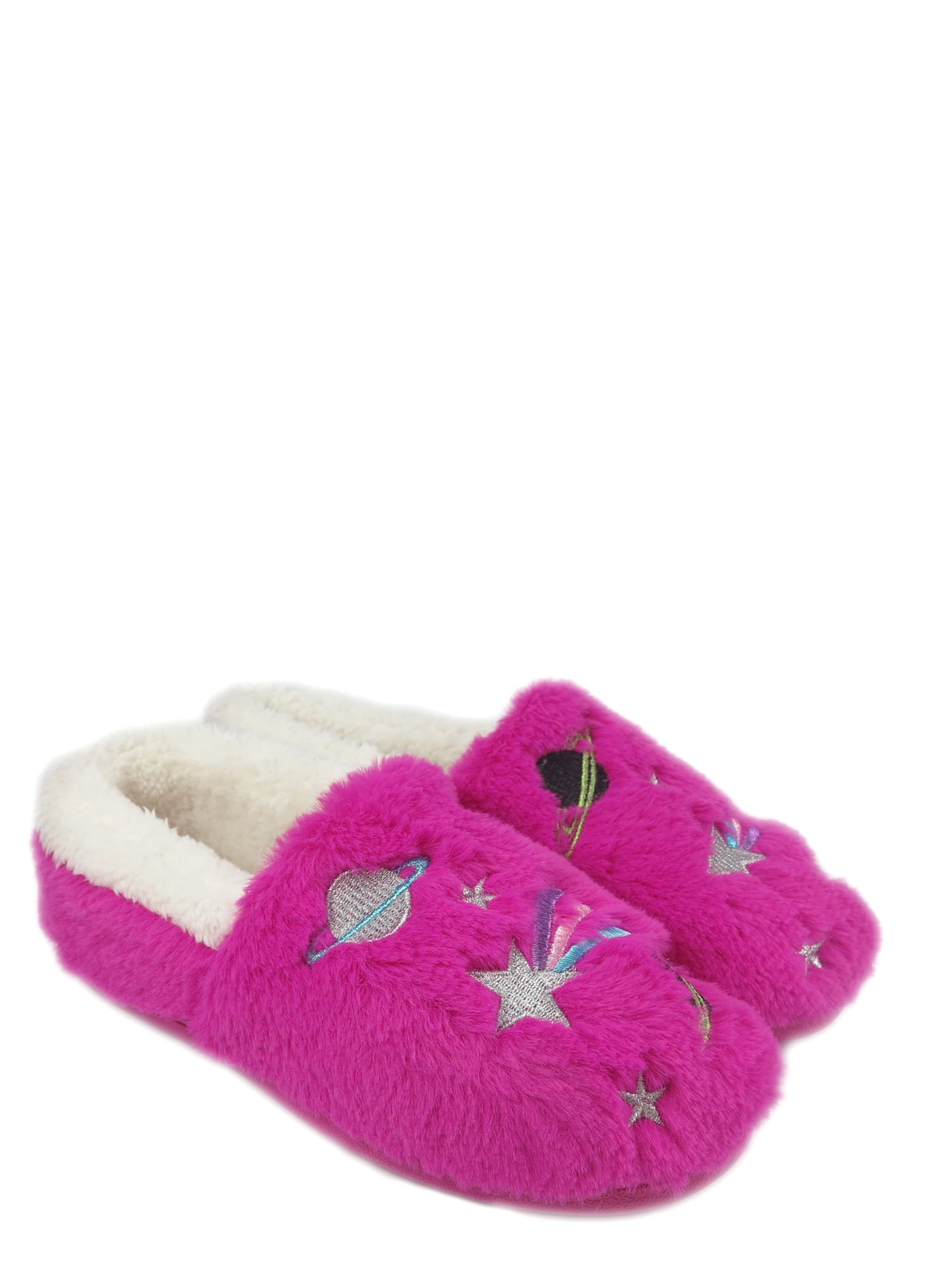 Wonder Nation Missy Girl Space Slippers - Walmart.com