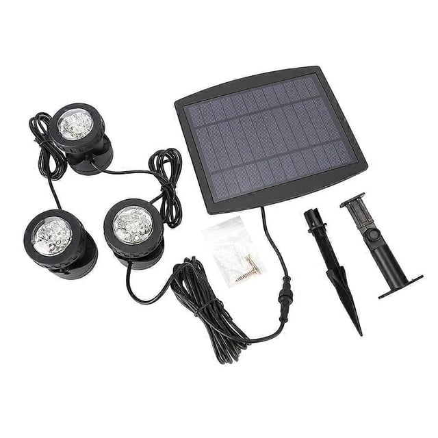 18LED Solar Powered Lamp Underwater Spotlight RGB Pond Light Outdoor Garden Home Decoration_Perfect Gift