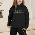 thumbnail image 2 of XEGLSBU Fall Outfits for Girls 10-12 Skort Girls Outfits Hoodies Letter Print Sweatshirt Stylish and Comfortable Everyday Wear Girls Fall Outfits Size 7/8 Halloween Black Size 11-12 Years, 2 of 4