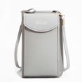 thumbnail image 1 of Pu Leather Blocking Crossbody Cell Phone Bag For Women Wallet Purse, Small Crossbody Cell Phone Purse For Women, 1 of 5