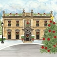 thumbnail image 3 of Reed, Tara 20x20 Black Modern Framed Museum Art Print Titled - Christmas Village IV, 3 of 5