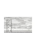 thumbnail image 5 of Unique Loom Boston Collection Area Rug - Floral (2' x 6' 1" Runner white Gray/Ivory), 5 of 7