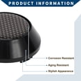 thumbnail image 4 of Unique Bargains Wheel Center Caps 65mm/2.56" 1 Pc Black with Brown Carbon Fiber Pattern Sticker, 4 of 6