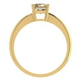 thumbnail image 4 of Solitaire Engagement Ring for Women - 1ct Yellow Moissanite in 14K Yellow Gold Promise Ring, 4 of 6