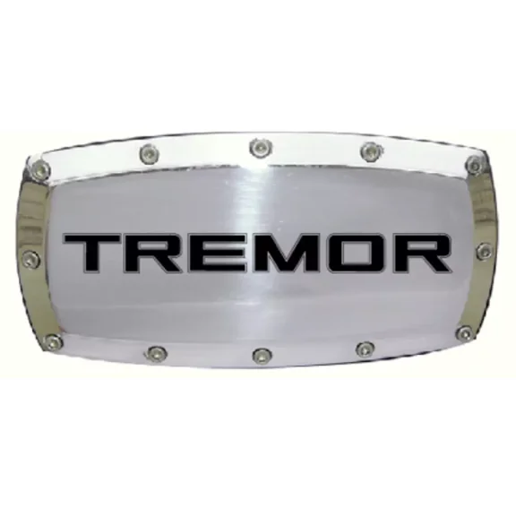 Ford Tremor Logo Polished-Billet Aluminum Tow Hitch Cover Plug Official Licensed