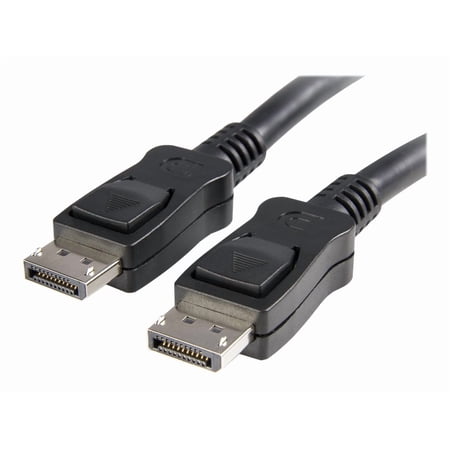 STARTECH - Latching DisplayPort 1.2 Male to Male Lead 3m Black