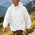 thumbnail image 2 of Danhjin Men's Sun Protection Jackets Hooded Long Sleeve Outerwear Fishing Hiking Lightweight Full Zipper Jackets, 2 of 10