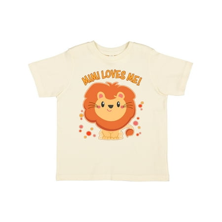 

Inktastic Mimi Loves Me- Cute Lion Gift Toddler Boy or Toddler Girl T-Shirt