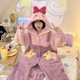 thumbnail image 4 of Ropa de estar por casa de felpa Kawaii Star Kieby, pijama de dibujos animados Sanrio My Melody, bata de Invierno para mujer, pijama con capucha, bata larga de felpa, regalo, 4 of 4