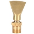 thumbnail image 2 of Fountain Water Nozzle,Brass Narrow Fan Jet Fountain Fitting Fountain Spray Head Streamlined Design, 2 of 8