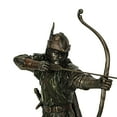 thumbnail image 5 of Robin Hood Shooting Arrow Bronze Finish Statue 12 Inches Tall, 5 of 5