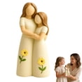 thumbnail image 4 of Mother and Daughter Statue Tabletop Commemorative Ornament Gifts for Mom from Daughter, Mother and Daughter Hugging Figurines for Mother's Day Christmas or Birthday Gifts, 4 of 9