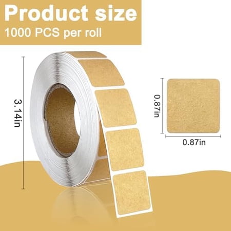 WLIKKS 0.87 Target Pasters | Self-Adhesive Stickers for Target Practice & Archery | Writable & Weather-Resistant Repair Tape | Shooting Range Accessories for USPSA IPSC IDPA Match Cardboard Hole