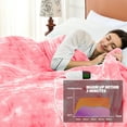thumbnail image 5 of PMONPA Electric Heated Blanket, 51"x61" Heating Blanket for Adult, Soft Flannel & Sherpa, 10 Heating Levels & 1-8 Hours Auto off, Light Pink, 5 of 6