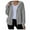 Grey, variant on JDEFEG Cardigan Plus Size Coat Jacket Knit Hooded Sweater Women's Cardigan Zipper Thick Big Sweater Plus Size Short Cardigan for Women Polyester Khaki S