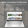 thumbnail image 2 of HP 15.6" HD Student Laptop, Intel Pentium Silver N5030, 32GB RAM, 1TB PCIe SSD, Intel UHD Graphics, HD Webcam, Numpad, Wi-Fi 5, Bluetooth, Win 11, Silver, 32GB Hotface USB Card, 2 of 8
