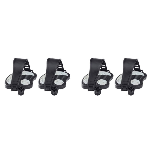 4x Pedales para Bicicleta Estática con Correas para Bicicleta Giratoria y Bicicleta Estática para Interiores, 1/2 Pulgada