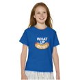 thumbnail image 4 of Funny Food Pun Joke What Up Dog Crewneck T Shirts Boy Girl Teen Brisco Brands L, 4 of 6