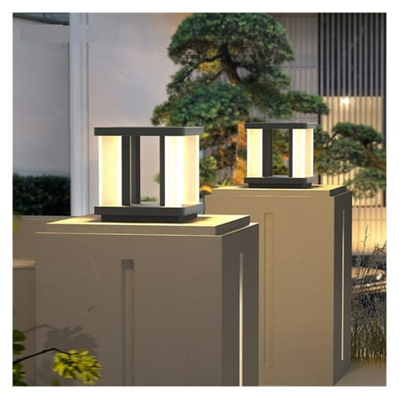 

Outdoor Lamp Garden Light Solar Light Outdoor Column Head Light Fence Gate Post Lamp Courtyard Decoration Villa LED Landscape Lighting -------- High Brightness