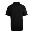 thumbnail image 3 of Men's Cutter & Buck Black Northwestern Wildcats Prospect Eco Textured Stretch Recycled Polo, 3 of 3