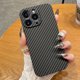 thumbnail image 3 of Funda mate de textura de fibra de carbono ultrafina de lujo para iPhone 15, 14, 13, 11, 12 Pro, XS Max, Mini, XR, 7, 8 Plus, cubierta dura de PC a prueba de golpes, 3 of 5