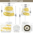 thumbnail image 3 of Lemon Slice and Polk Dot Desk Lamp LED Table Nightstand Lamps with 3 Color Temperatures for Home Bedroom Living Room Decor 8x12, 3 of 8