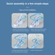 thumbnail image 5 of Juego 3 Deslizantes Eléctrica para Ejercitar Habilidades Prácticas Y Niñas (6 Pingüinos/juego), 5 of 8