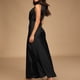 thumbnail image 1 of Vestidos de Fiesta Elegantes de noche largo con abertura lateral y cuello falso para mujer para cóctel Ygjytge Negro T L para Mujer, 1 of 7