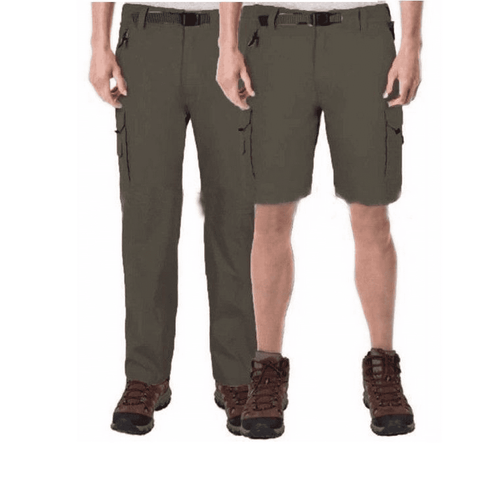 BC Clothing - BC Clothing Cotton/Nylon Convertible Shorts Pants, Men's ...