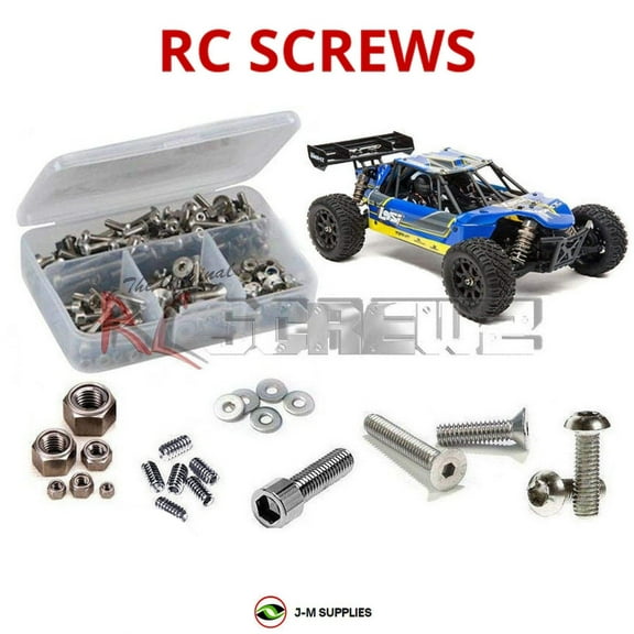 RCScrewZ Stainless Screw Kit los107 for Losi Mini 8IGHT-DB 1/14th RTR 4WD Buggy (#LOS01009T2) | SET