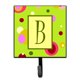thumbnail image 1 of "Treasures CJ1010-BSH4 Letra B Inicial Monogram-Green Leash Holder o Key Hook, Small, Multicolor" Caroline's Treasures CJ1010-BSH4, 1 of 1