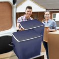 thumbnail image 4 of Bolsa de almacenamiento de tela no tejida de gran capacidad con cremallera: organizador plegable para viajes y mudanzas, ideal para ropa, edredones y ropa de cama, 3 tamaños con asas., 4 of 5