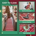 thumbnail image 4 of Pentantan 2'x8' Christmas Area Rugs for Hallway Kitchen, Machine Washable Rug Low Pile with Non Slip Backing, Bedroom Bathroom Entryway, Red, 4 of 7
