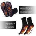 thumbnail image 4 of Calcetines Turmalina Acupresión Autocalentamiento Calentado Cómodo para Mujeres Hombres, 4 of 7