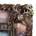 thumbnail image 3 of Rivers Edge Products 15.25 in x 13.5 in Multi Photo Frame for Three 4x6 Photos, Rustic Poly Resin Deer Picture Frame, Wall Hanging or Tabletop, Includes Glass Insert, 3-Picture Deer, 3 of 7