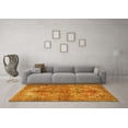 thumbnail image 3 of Ahgly Company Machine Washable Indoor Rectangle Persian Yellow Traditional Area Rugs, 7' x 10', 3 of 4