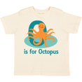 thumbnail image 3 of Inktastic O is for Octopus Monogram Boys or Girls Toddler T-Shirt, 3 of 5