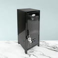 thumbnail image 4 of Small Makeup Storage Cabinet Vertical File Cabinet for Cotton Display Rack Pad Entryway Black, 4 of 8