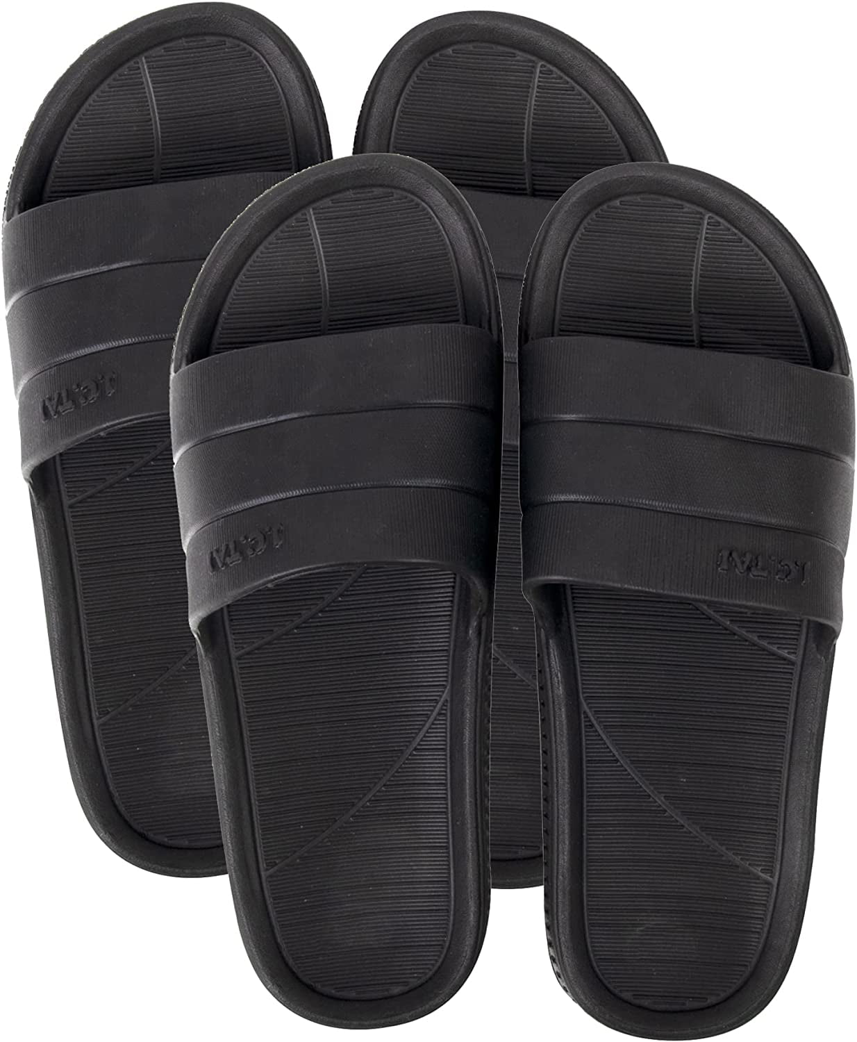 Trail maker 50 Pairs Slide Sandals for Women Bulk Slide Flip Flops for