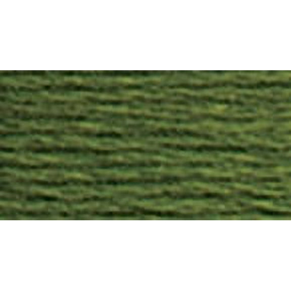 DMC Pearl Cotton Skein Size 3 16.4yd-Medium Avocado Green