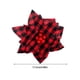thumbnail image 3 of Cateissary Navidad tela de flores artificiales Festival de vacaciones de árbol de Navidad decoración colgante Año Nuevo adorno de Kits de decoración para fiestas Rojo, 3 of 6