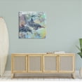 thumbnail image 2 of Stupell Dolphins & Fish Aquatic Fractals Landscape Painting Gallery Wrapped Canvas Print Wall Art, 2 of 7