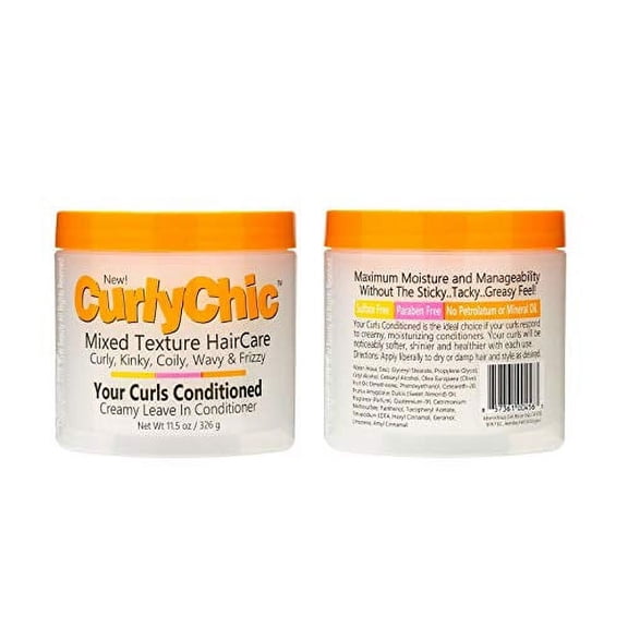Curlychic Your Curls Conditioned Creamy Leave In Conditioner, 11.5 oz