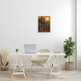 thumbnail image 2 of Stupell Industries Visit Arizona Brilliant Desert Sky Arid Vegetation Graphic Art Gray Framed Art Print Wall Art, Design by David Owens Illustration, 2 of 5