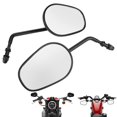thumbnail image 3 of Rear View Side Mirrors, Reliable Aluminum Glass Motorcycle Rearview Mirrors, Adjustable for Motorcycles ATVs Motorbike Dirt Bikes, 3 of 7
