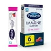Pedialyte with Immune Support Electrolyte Powder, Mixed Berry, 0.49 oz, 6 Count