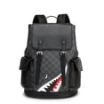 thumbnail image 2 of Mochila con impresión 3D, estampado de tiburones, (Tiburón, 2 of 4